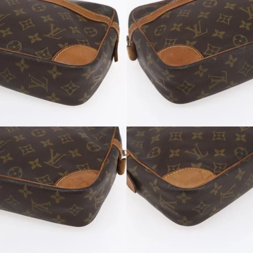Louis Vuitton Monogram Compiegne 28 Clutch Bag Brown